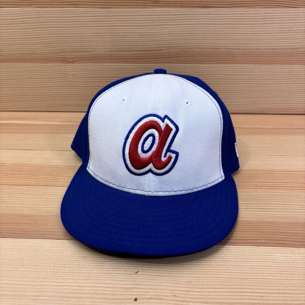 New Era Atlanta Braves Cooperstown 70's Throwback 59Fifty 7 1/4 Fitted Hat MUSA